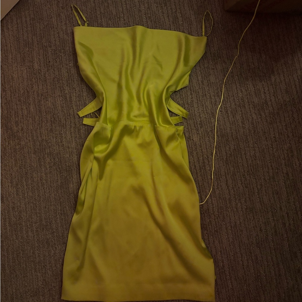 Elegant Lime Green Dress